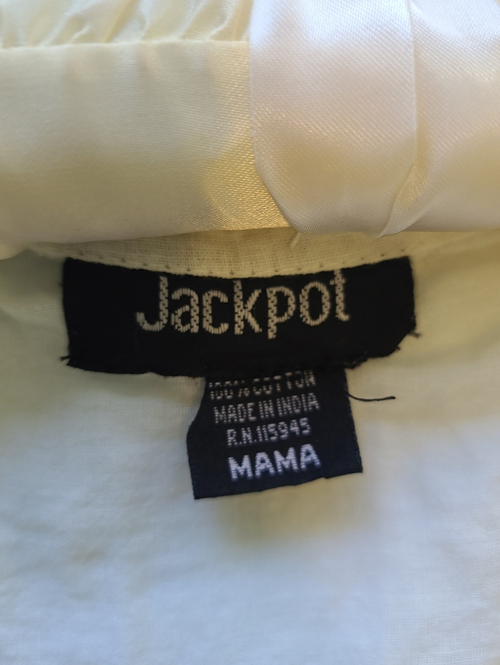 Jackpot Floral Embroidered Cotton Tunic Dress Blue/yellow Size Mama M/L - Picture 3 of 12